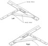 Picture of Caradco Awning  Adjustable Hinge and 10" Track Set CA105