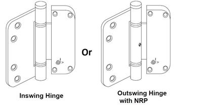 Picture of Weather Shield Swing Door Adjustable (Vertical) Hinge WH108